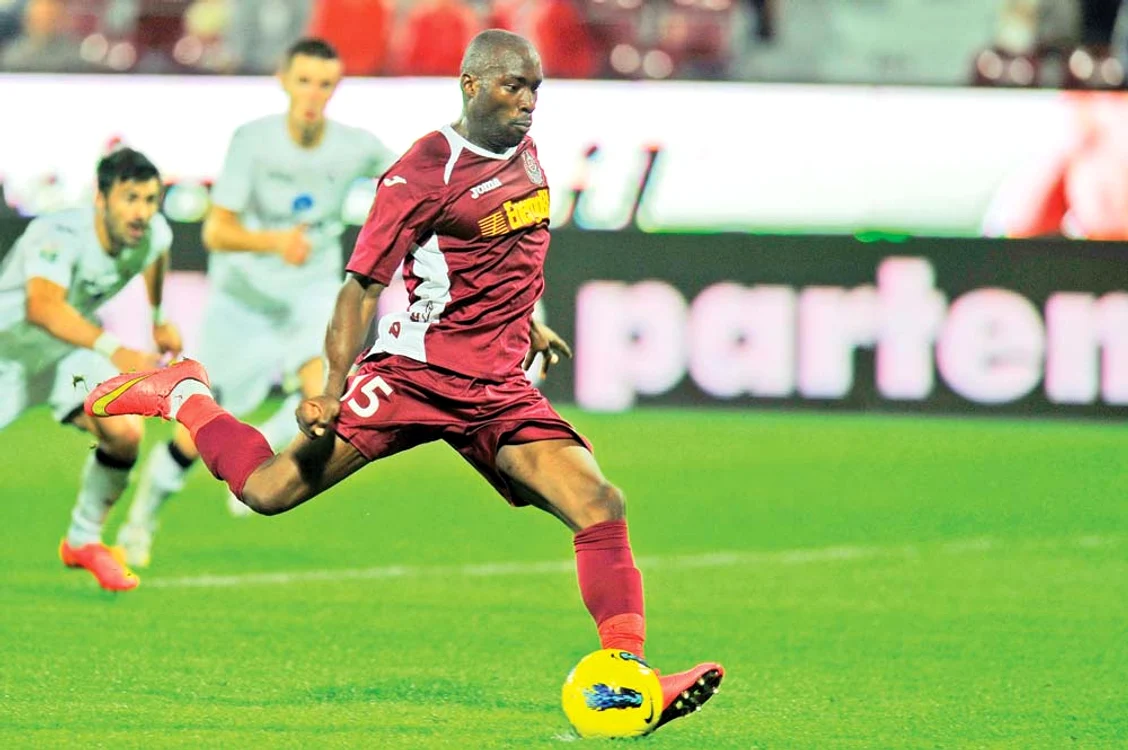 Francezul Tade a marcat de 10 ori pentru CFR Cluj în tur şi de 8 ori în returFoto: Mediafax
