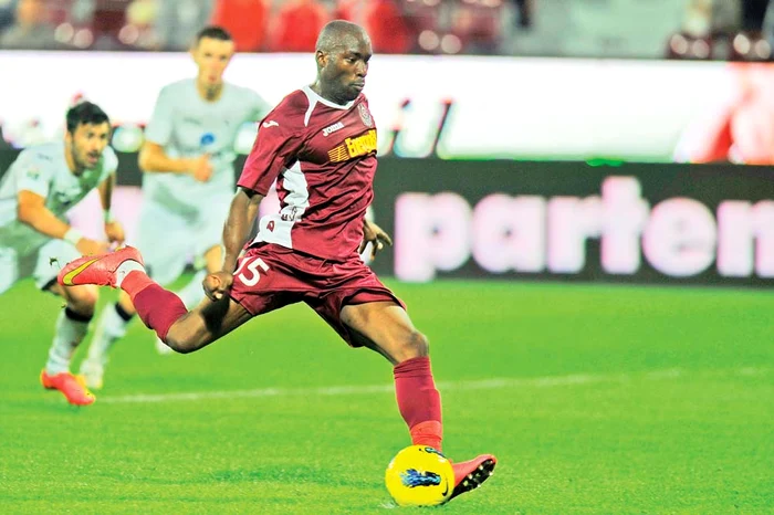 Francezul Tade a marcat de 10 ori pentru CFR Cluj în tur şi de 8 ori în returFoto: Mediafax