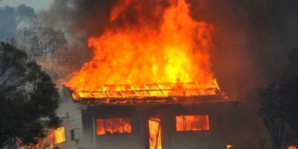 Incendiul a fost provocat de o persoană necunoscută
