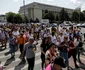 Protestul organizat de sindicaliștii din domeniul educației și susținătorii acestora în Piața Victoriei din București. FOTO Inquam Photos / Octav Ganea
