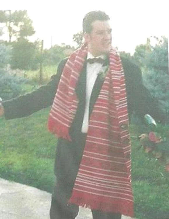 Sorin, la propria nuntă, în 2003