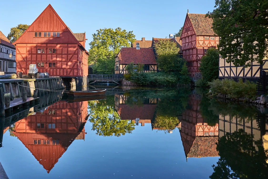 Muzeul este, de fapt, un "oraş viu". FOTO: Den Gamle By 