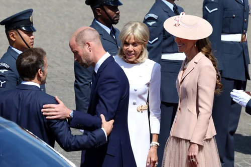 Kate Middleton și Prințul William i-au primit pe soții Macron