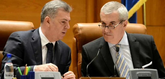 Valeriu Zgonea şi Călin Popescu Tăriceanu FOTO Mediafax