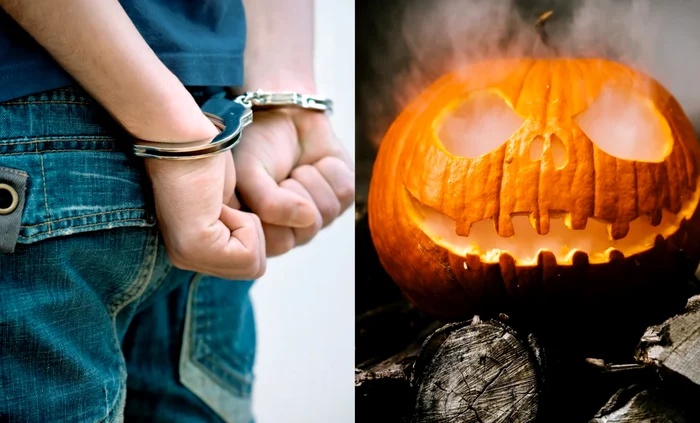 Scene de groază în seara de Halloween!