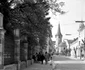 Radu Petrovici, Sibiu, vedere de pe Strada 1 Mai (actual Mitropoliei, fostă Fleischergasse), circa 1963