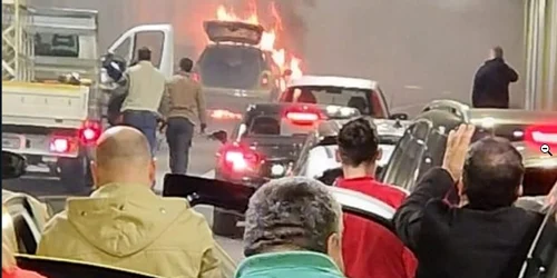 Incendiu Pasajul Unirii foto Facebook / Știrile TVR