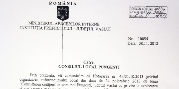 notificare pungesti