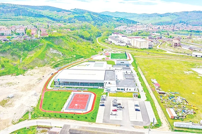 Vedere aeriană a staţiunii de agrement. Foto: Facebook / Judeţul Alba