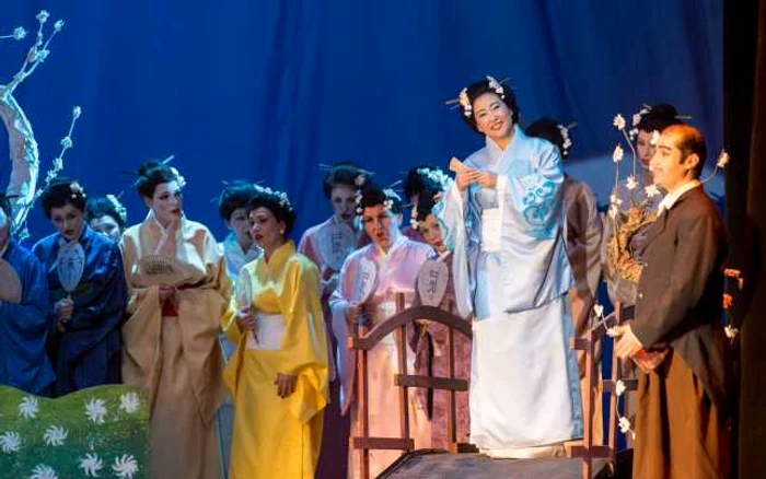 Imagine din spectacolul Madama Butterfly FOTO Teatrul Leonard