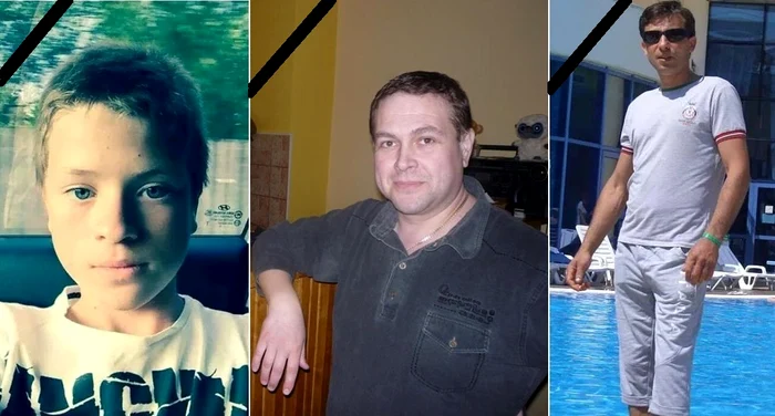 Cei trei au fost conduşi pe ultimul drum joi la prânz