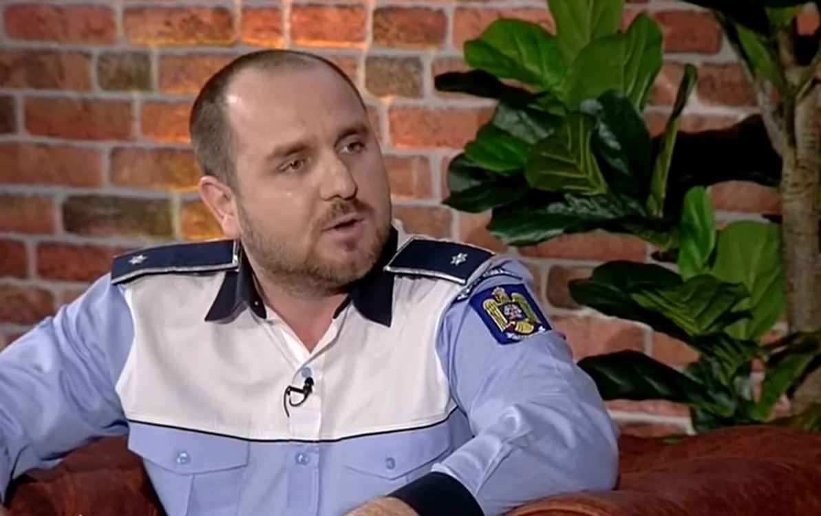 Ofițer de poliție Octavian Perțea FOTO: primatv.ro