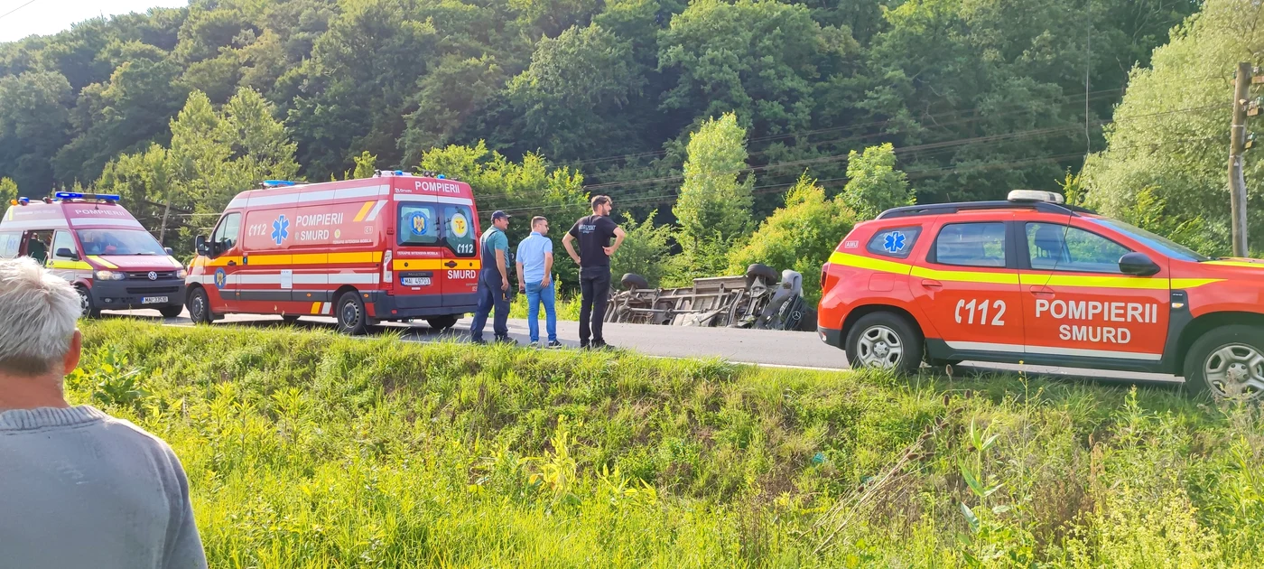 Accident grav în Sălaj FOTO: FB