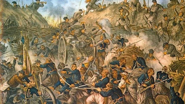 21 noiembrie: Războiul de Independenţă, reduta otomană Rahova este cucerită de către trupele române jpeg