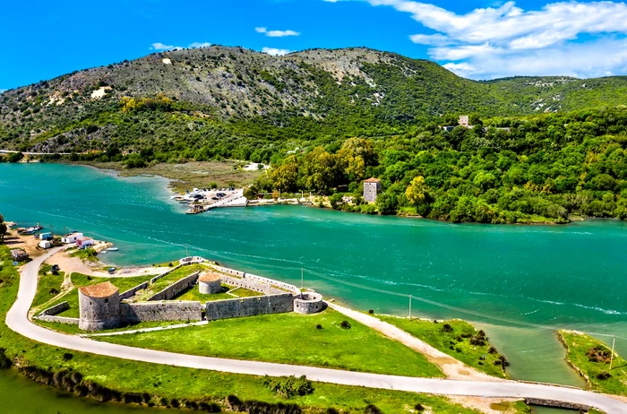 Butrint, vedere din avion. Sursă foto: Shutterstock