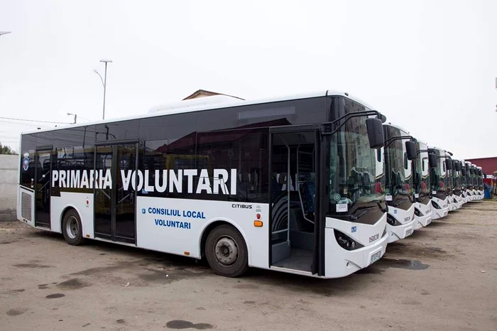 Acestea sunt autobuzele care vor circula pe traseul București-Voluntari-Tunari-Balotești