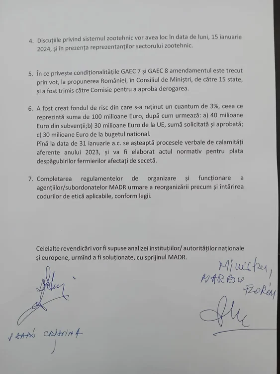 Proces verbal Ministerul Agriculturii 2 jpeg