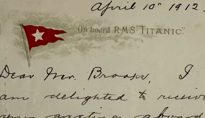 Scrisoarea colonelului supraviețuitor de pe Titanic / Foto: Pixabay