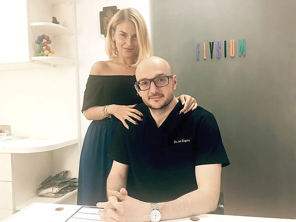 Oana şi medicul  Ion Zegrea,  care a operat-o