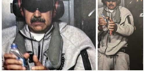 Nicolas Maduro la bordul navei USS Iwo Jima FOTO Profimedia