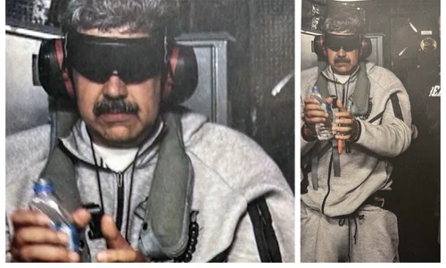 Nicolas Maduro la bordul navei USS Iwo Jima FOTO Profimedia