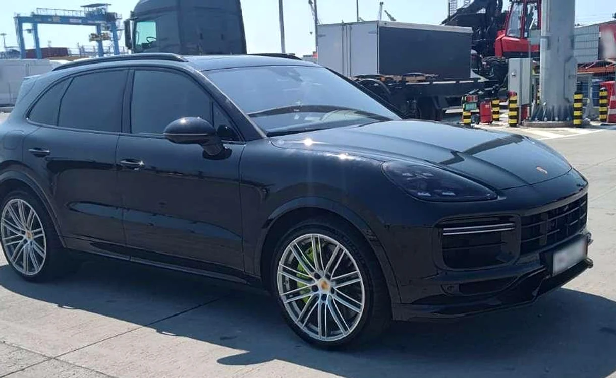Autoturismul a fost furat din Polonia FOTO: Poliția de Frontieră