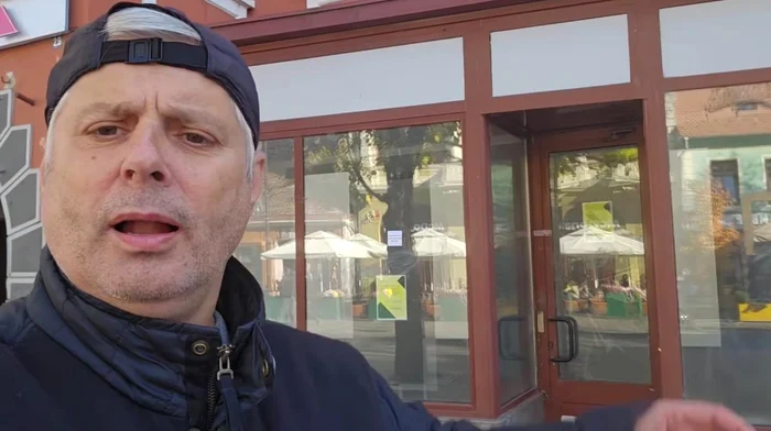 Marian Ceauşescu, amendat pentru scandal în faţa secţiei de votare. Foto: captură video
