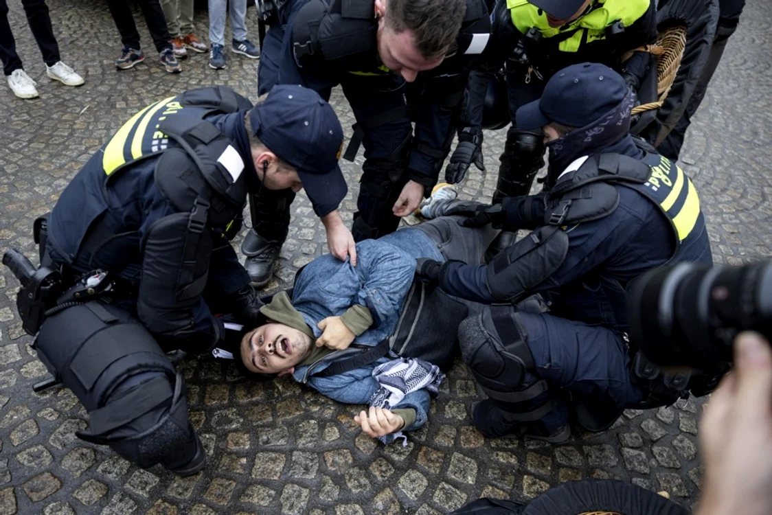 Protestatari pro Palestina au fost arestați la Amsterdam 