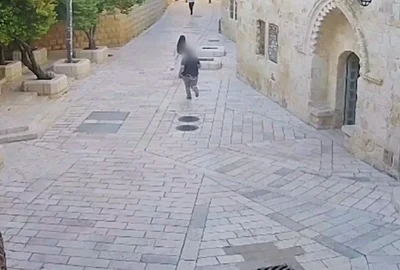 Atac antisemit asupra unei calugarite catolice în Ierusalim FOTO Captură video jpg