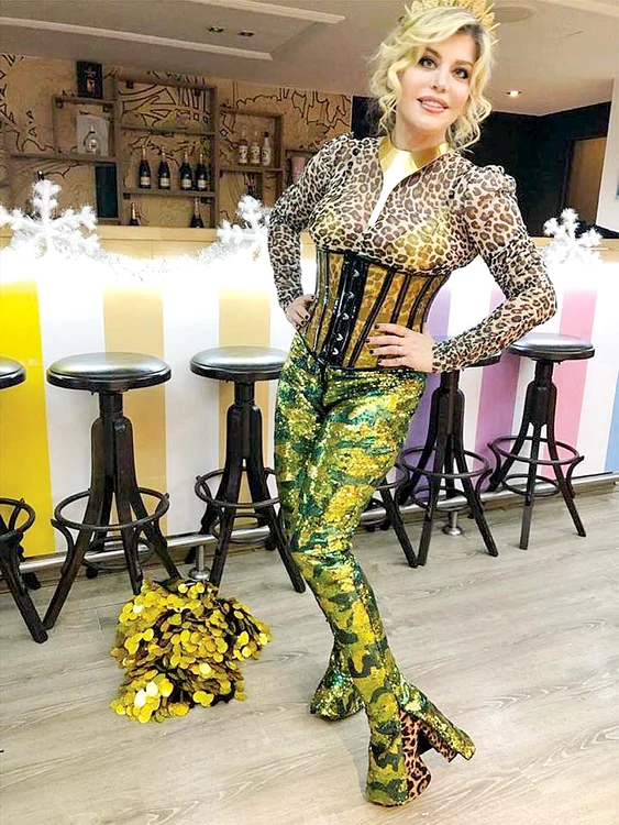 Loredana Groza are model ”animal print”