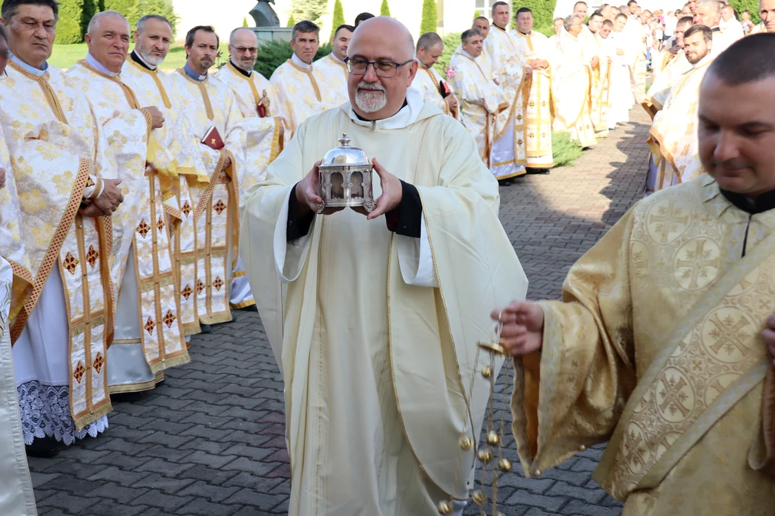 Relicva a fost adusă la Blaj FOTO Facebook/ Arhieparhia Blaj