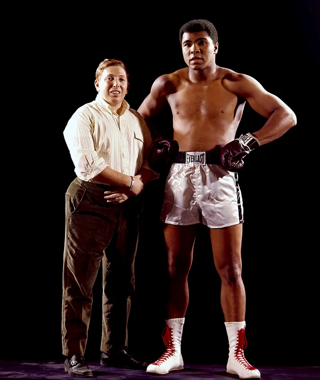 Neil Leifer și Muhammad Ali în 1966 FOTO arhiva personală