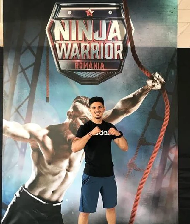 Marius Crăciun a participat și la „Ninja Warrior”