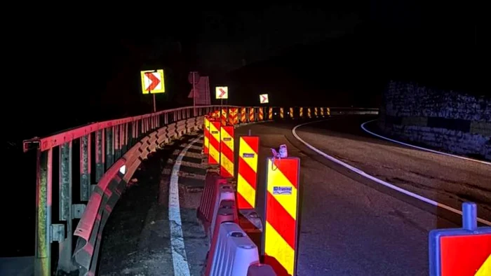 Traficul rutier pe DN1 a fost restricționat parțial FOTO: IPJ Prahova