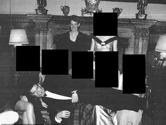 Imaginea a fost realizată într-un salon de la Sandringham FOTO US Department of Justice