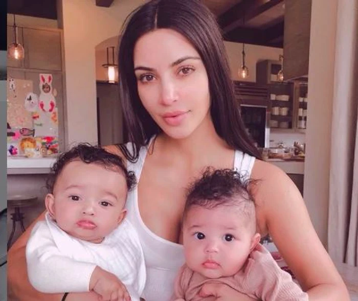 Kim Kardashian, împreună cu copiii ei mai miciFoto: Instagram