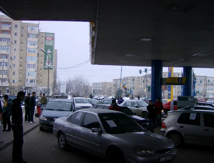 Şoferii au ajuns la Peco astăzi după amiază