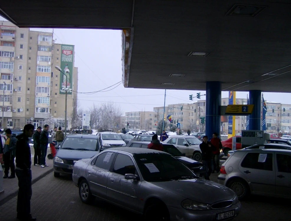 Şoferii au ajuns la Peco astăzi după amiază