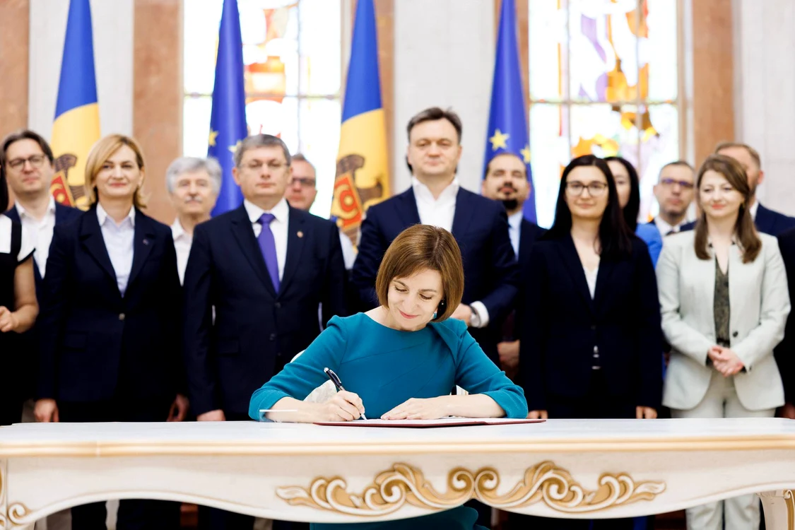 Moldovenii o susțin pe Maia Sandu și aderarea țării la UE FOTO Arhivă