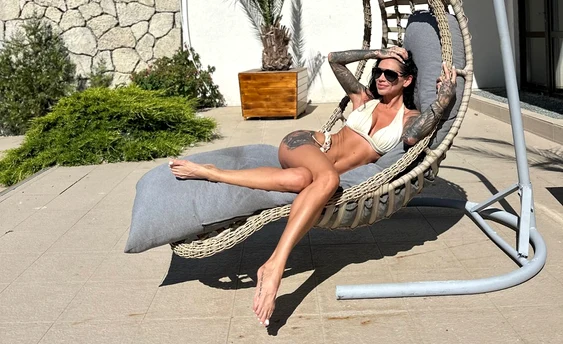 Roxana Vancea a ales Mamaia pentru o vacanță cu familia. foto: arhiva personala