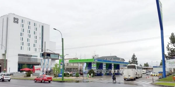 Incidentul s-a produs în benzinăria OMW de lângă gară