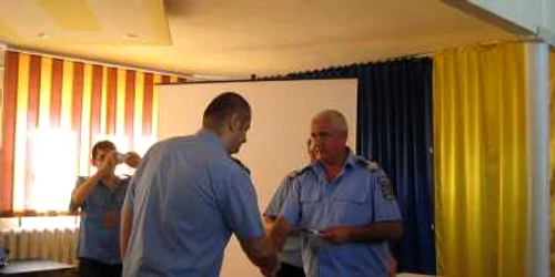 Ceremonialul militar a fost condus de inspectorul şef, colonel Adrian Bîcleşanu