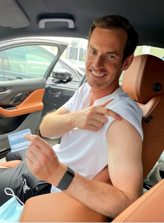 Andy Murray vaccin