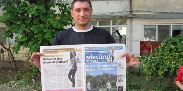 Marian Radu, cititor fidel al cotidianului
