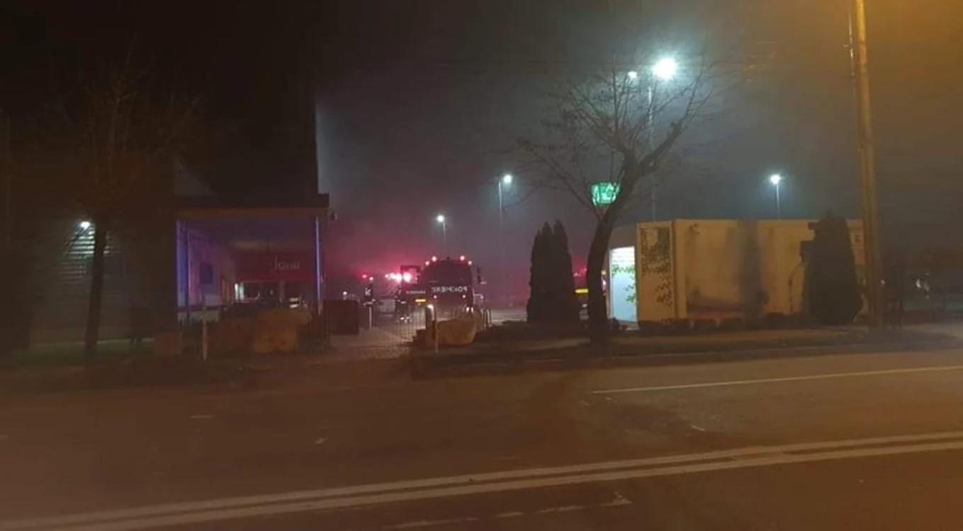 Incendiul a fost provocat de un scurtcircuit electric, fiind lichidat rapid FOTO:Info Trafic Slatina