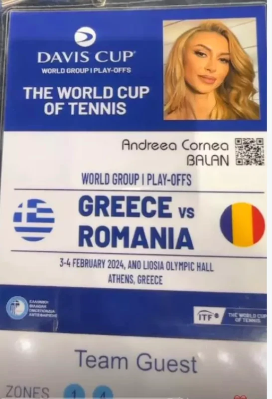 Legitimația de la Atena a Andreei Bălan Sursa Instagram 