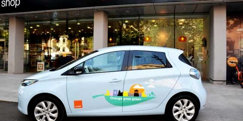 Renault Zoe masini electrice livrate de ALD Automotive pentru Orange Romania