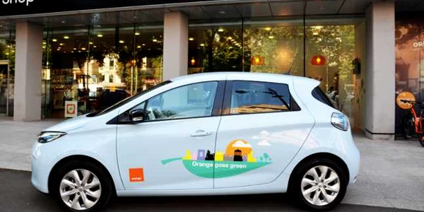 Renault Zoe masini electrice livrate de ALD Automotive pentru Orange Romania