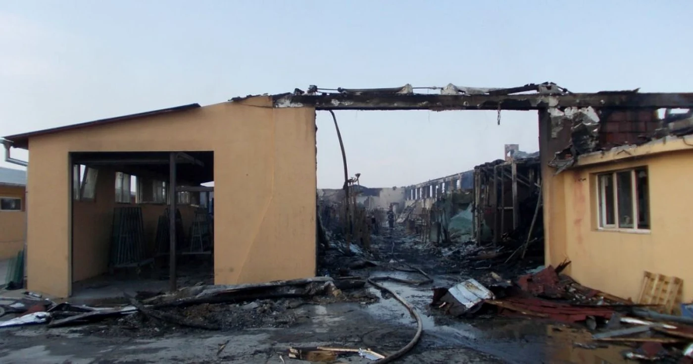 Hala incendiata