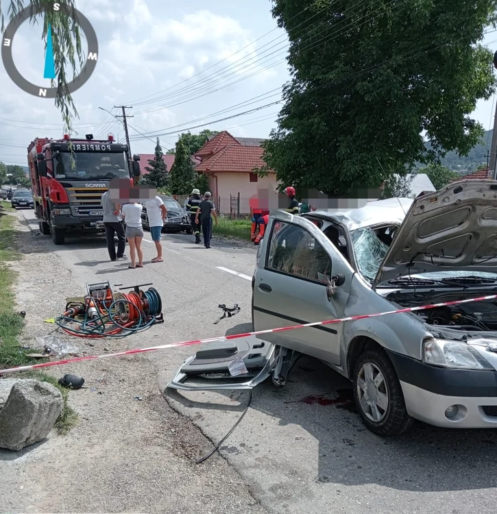  un bărbat a murit în accident. FOTO ISU Argeș